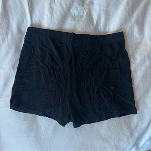 Boohoo Black Cotton Booty Bike Shorts Size 6